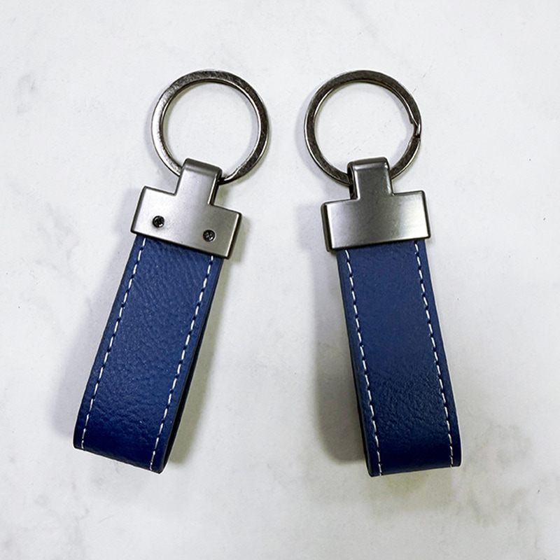 Gantungan Kunci Lanyard Kulit Buatan Laser