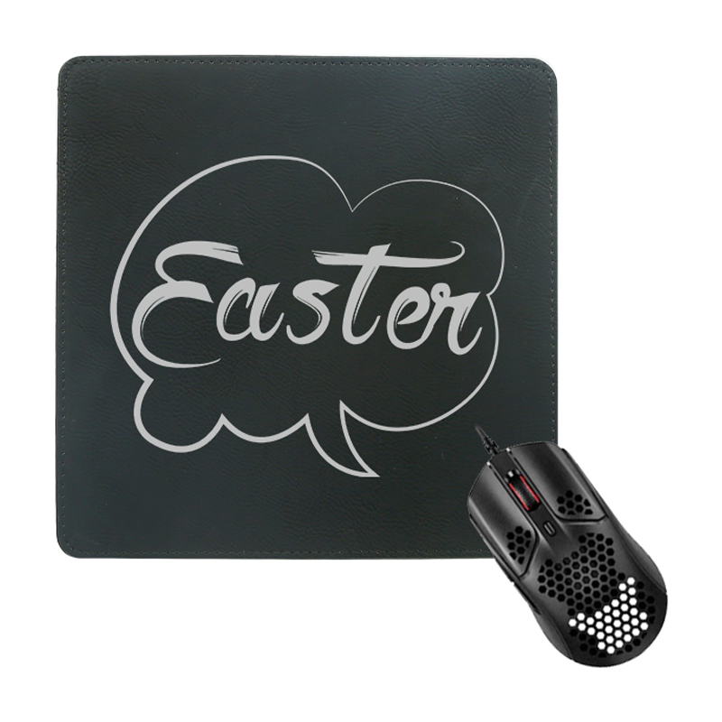 Alas Mouse Kotak Kulit Buatan Laser 20*20cm