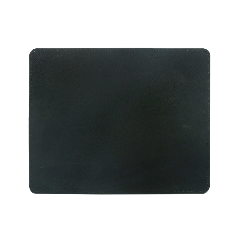 Alas Mouse Persegi Panjang Kulit Buatan Laser 25*20cm