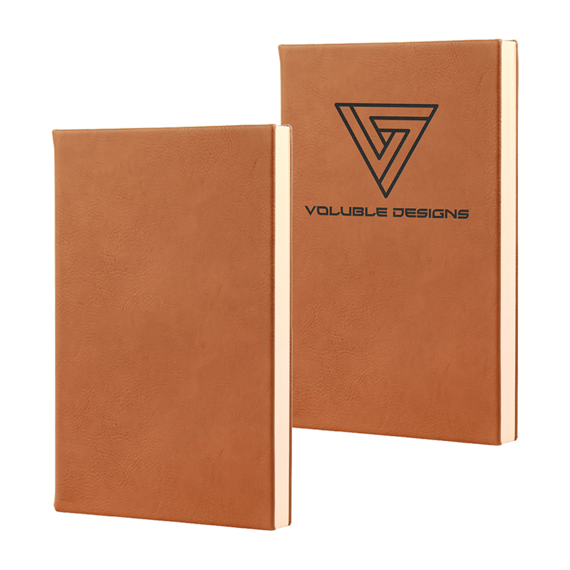 Jurnal Kulit Buatan 8 1/4' x 11 1/2'.