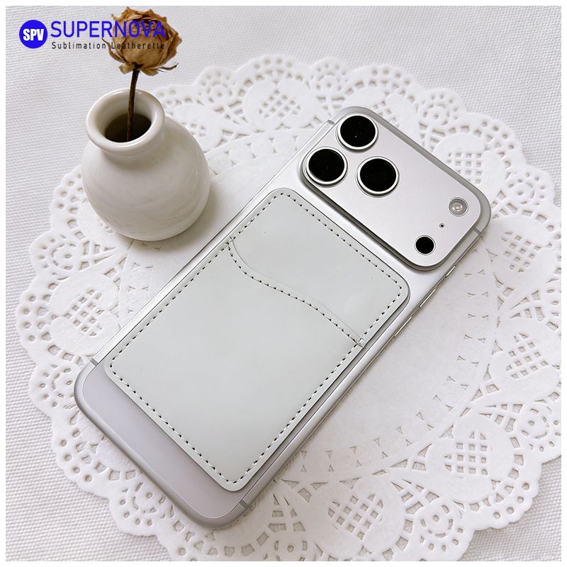 Tempat Kartu Telepon Kulit Buatan Sublimasi dengan Magnet