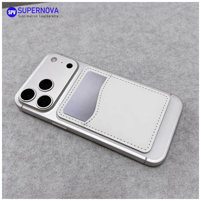 Tempat Kartu Telepon Kulit Buatan Sublimasi dengan Magnet