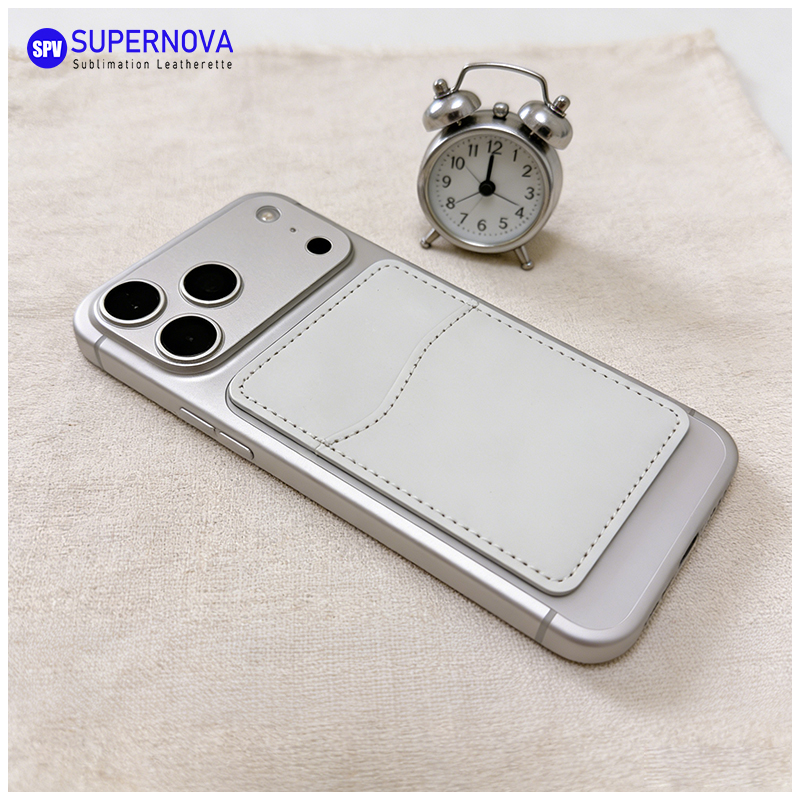 Tempat Kartu Telepon Kulit Buatan Sublimasi dengan Magnet
