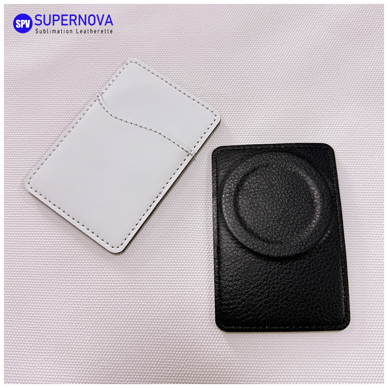 Tempat Kartu Telepon Kulit Buatan Sublimasi dengan Magnet