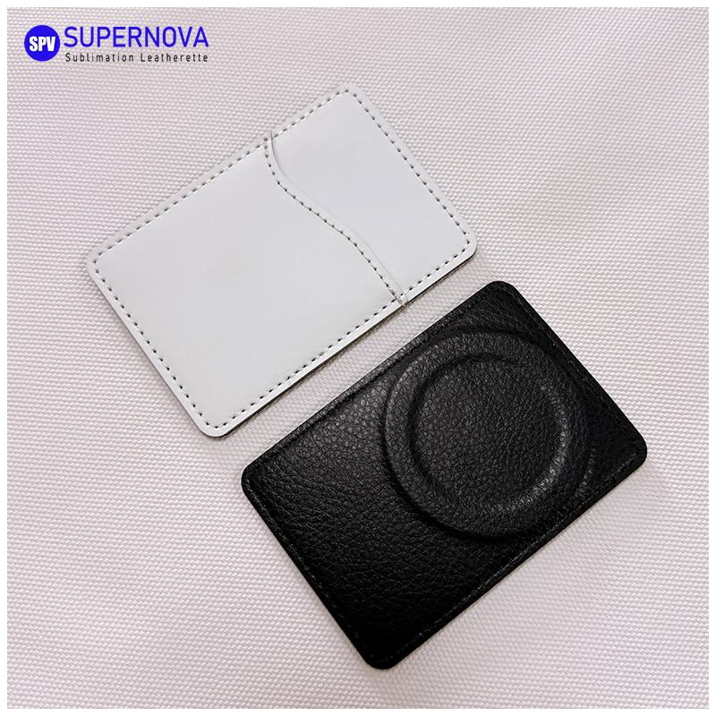 Tempat Kartu Telepon Kulit Buatan Sublimasi dengan Magnet
