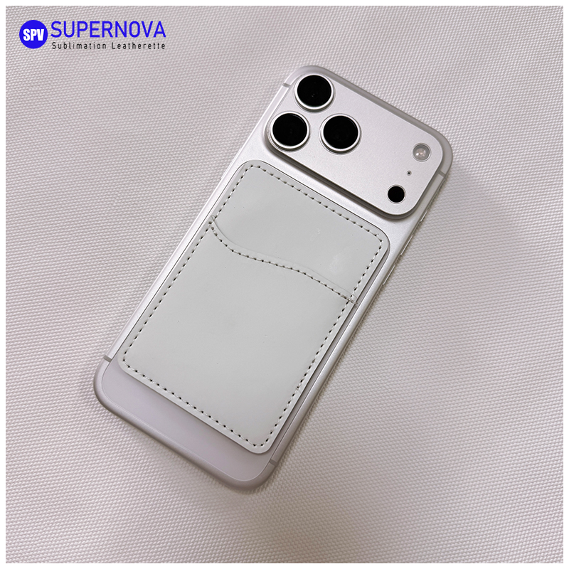 Tempat Kartu Telepon Kulit Buatan Sublimasi dengan Magnet