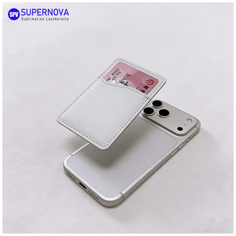 Tempat Kartu Telepon Kulit Buatan Sublimasi dengan Magnet