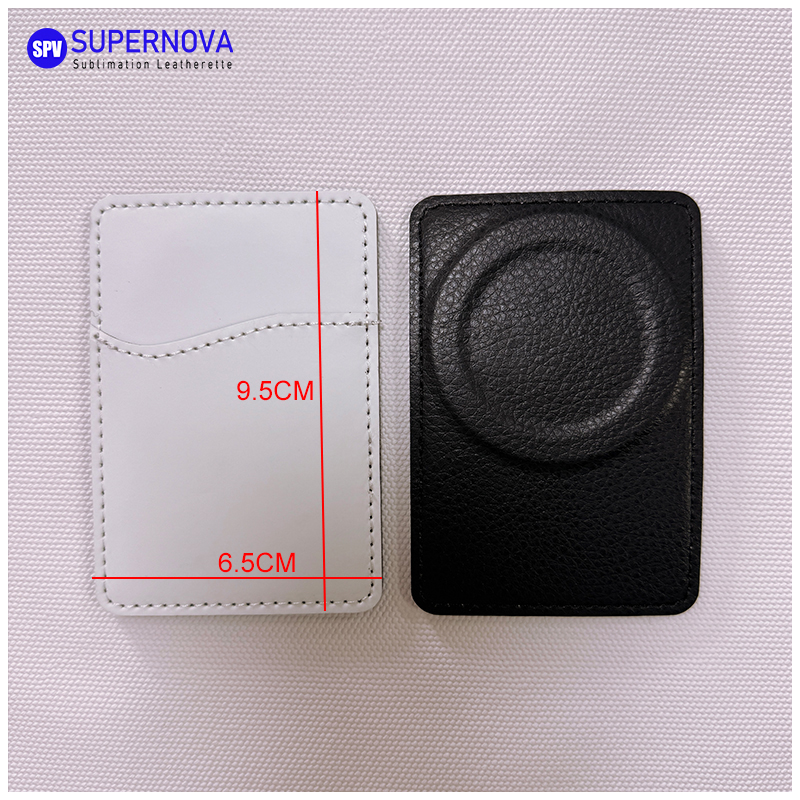 Tempat Kartu Telepon Kulit Buatan Sublimasi dengan Magnet