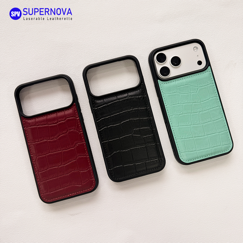 Casing Ponsel Kulit Buatan yang Dapat Dilaser