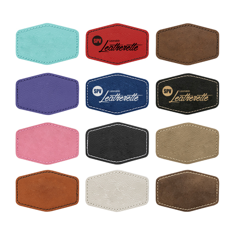 Tambalan Kulit Buatan Hex 3' x 2'.