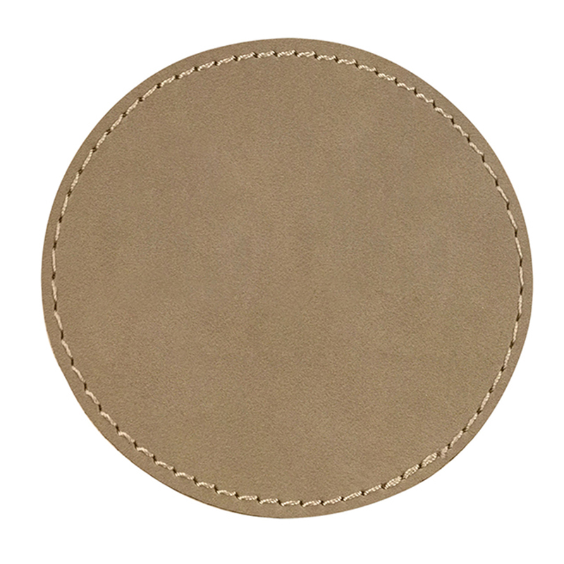 3' Round Leatherette Patches