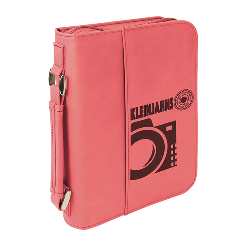 Sampul Buku Kulit Buatan 6 3/4' x 9 1/4' dengan Penutup Ritsleting