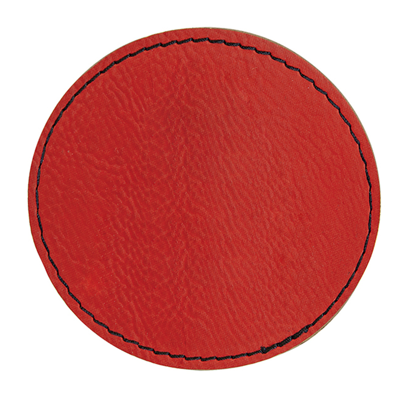 3' Round Leatherette Patches