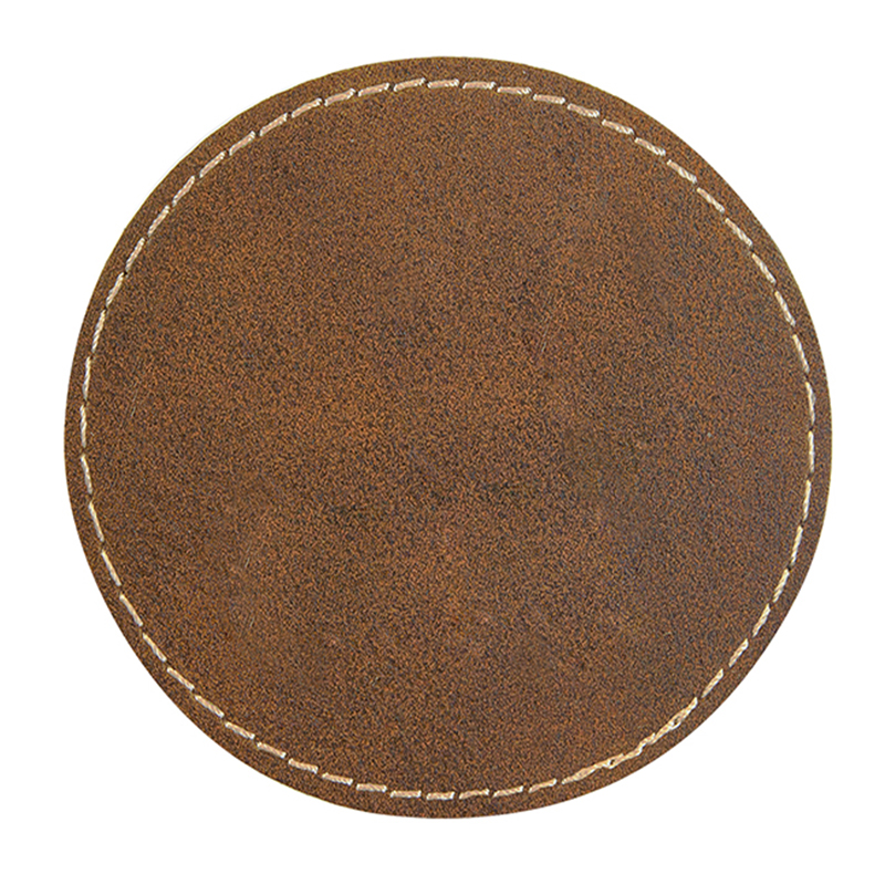 3' Round Leatherette Patches