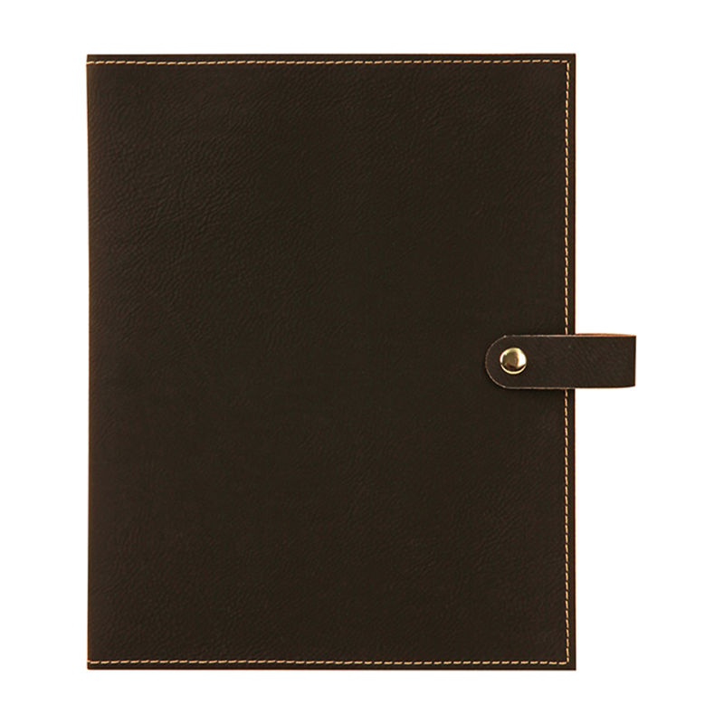 Sampul Buku Kulit Buatan dengan Penutupan Snap