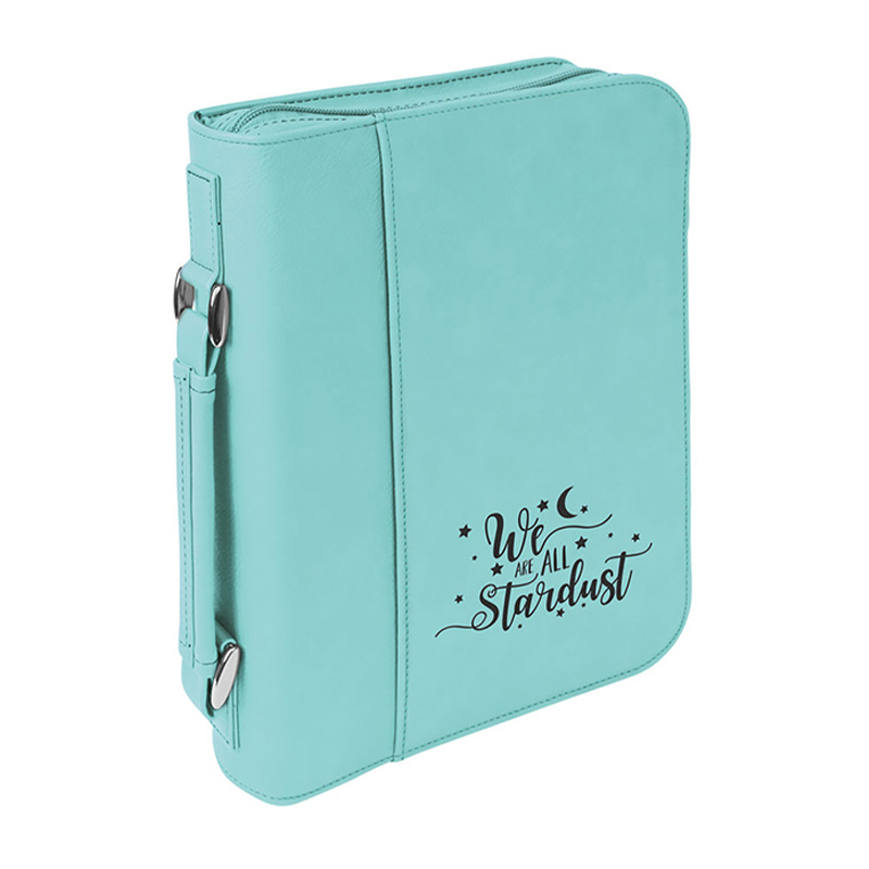 Sampul Buku Kulit 7 1/2'×10 3/4' dengan Penutup Ritsleting
