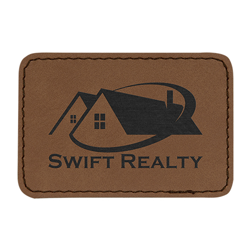 3' x 2' Rectangle Leatherette Patches
