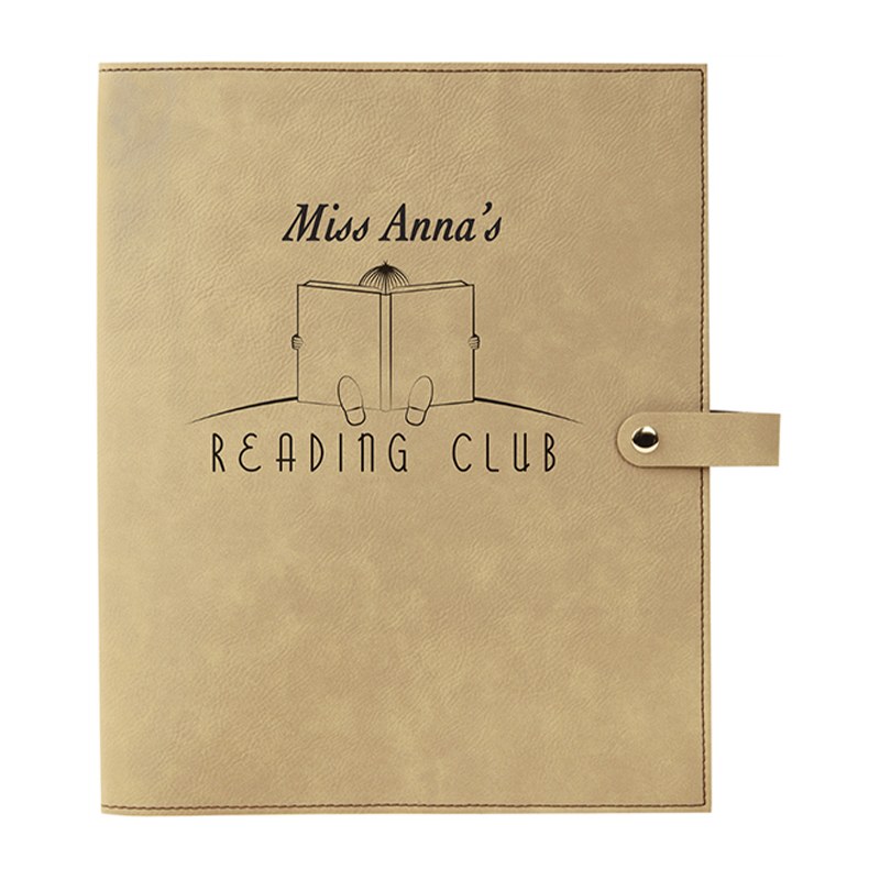 Sampul Buku Kulit Buatan dengan Penutupan Snap