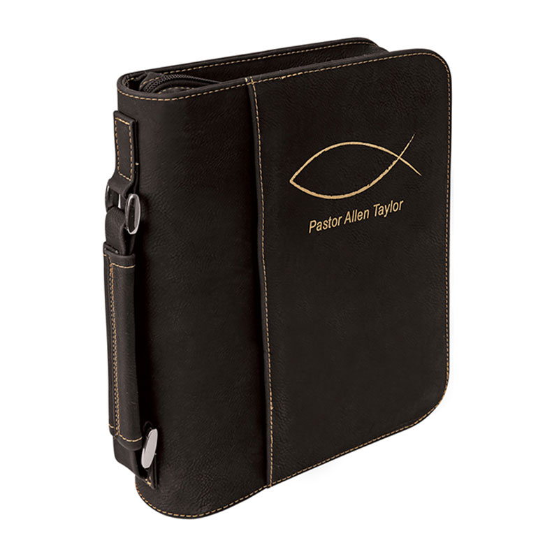 Sampul Buku Kulit Buatan 6 3/4' x 9 1/4' dengan Penutup Ritsleting