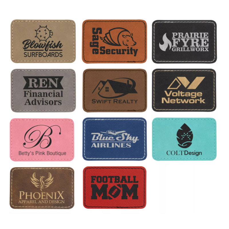 3' x 2' Rectangle Leatherette Patches