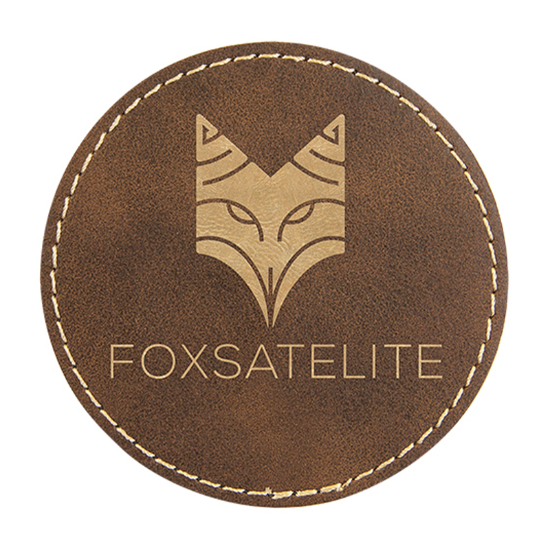 3' Round Leatherette Patches