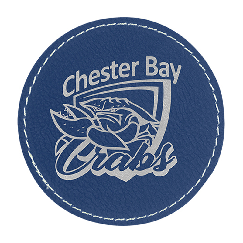 3' Round Leatherette Patches