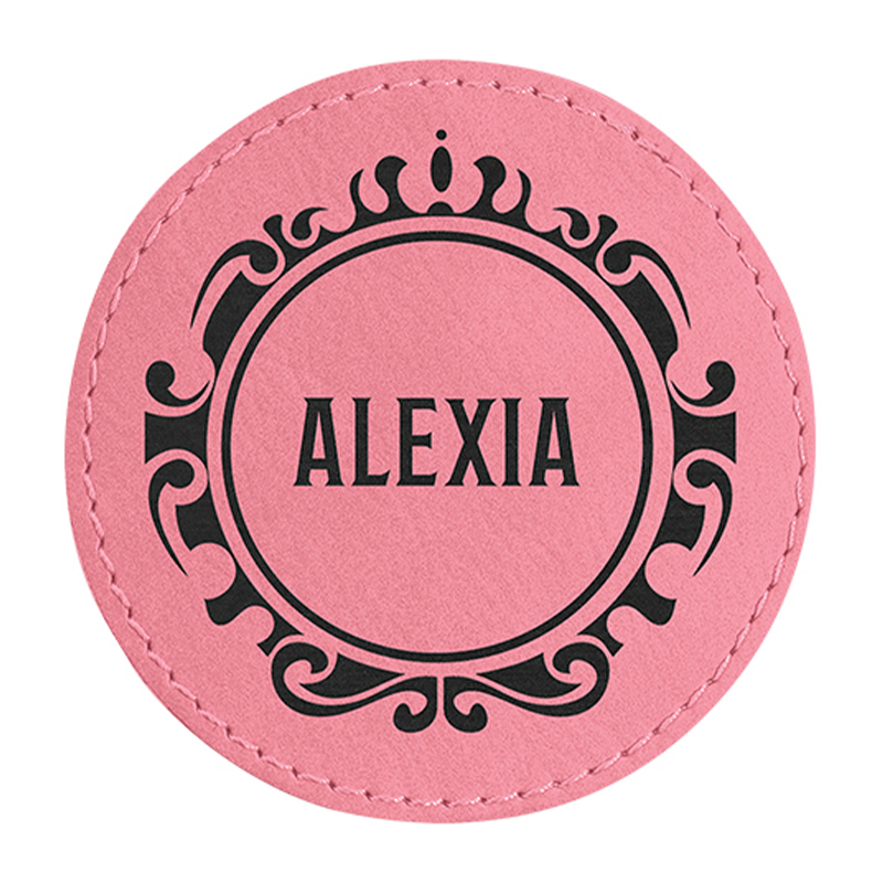 3' Round Leatherette Patches