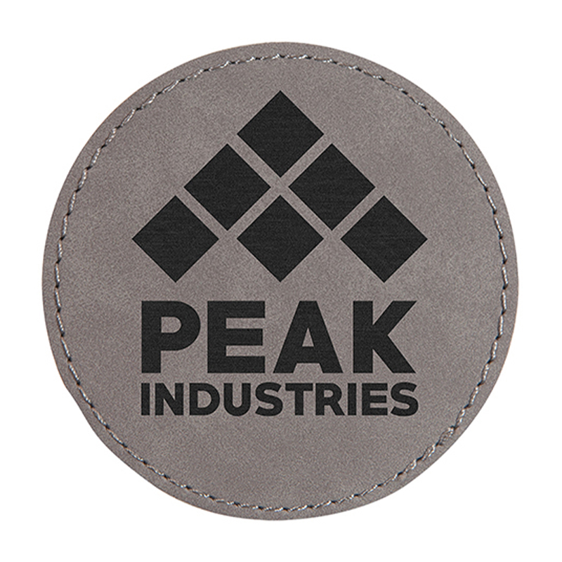 3' Round Leatherette Patches