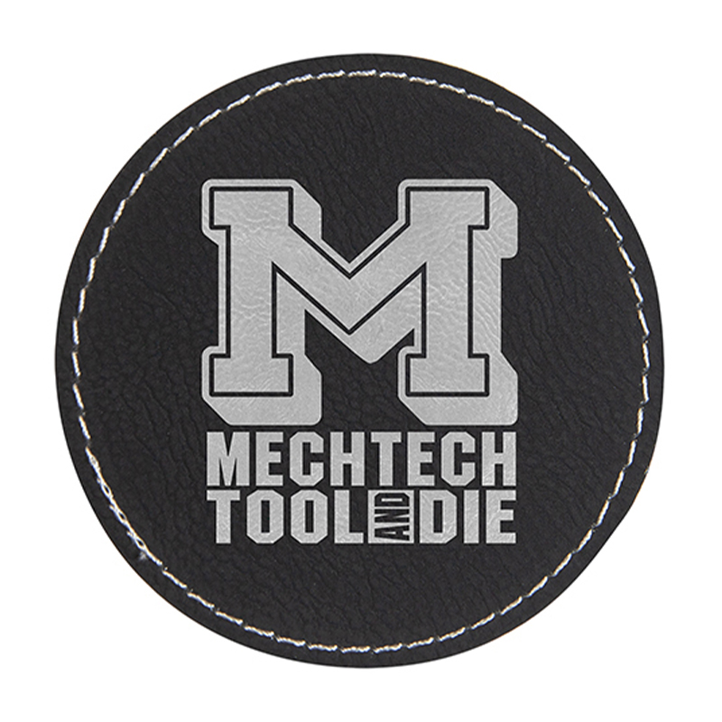 3' Round Leatherette Patches