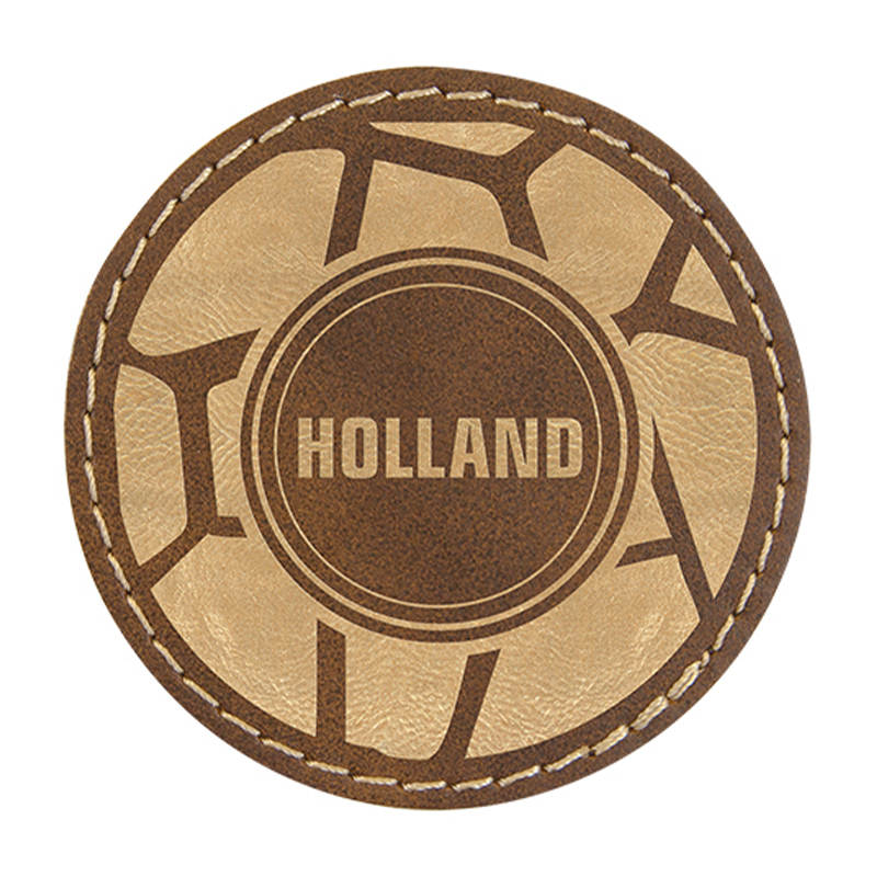 3' Round Leatherette Patches
