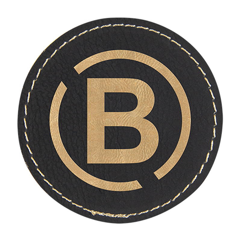 3' Round Leatherette Patches
