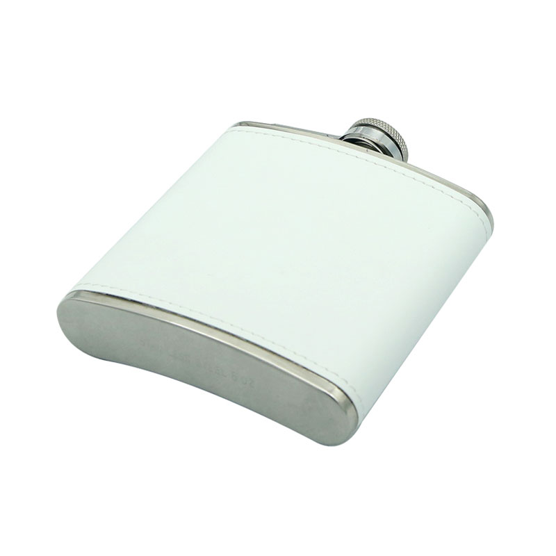 7 ons. Labu Stainless Steel Kulit Buatan Sublimasi