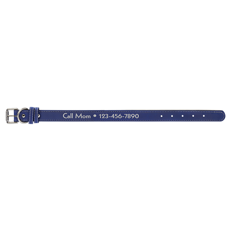 Kerah Hewan Peliharaan Kulit Buatan 19' x 1'.