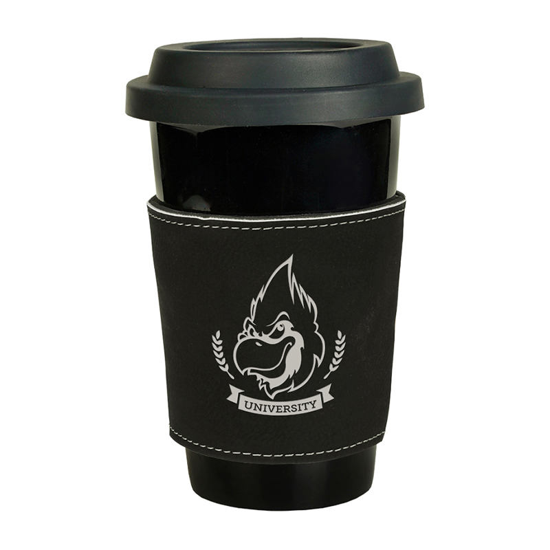 Lengan Mug Kulit Buatan yang Dapat Dilaser