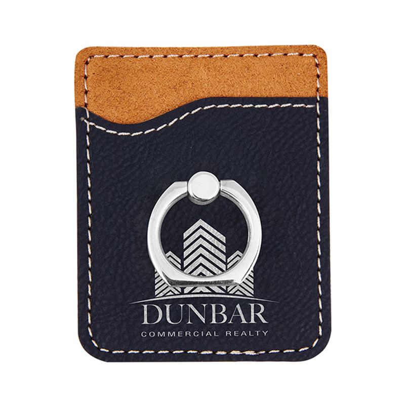 Dompet Ponsel Kulit Buatan Laser dengan Cincin