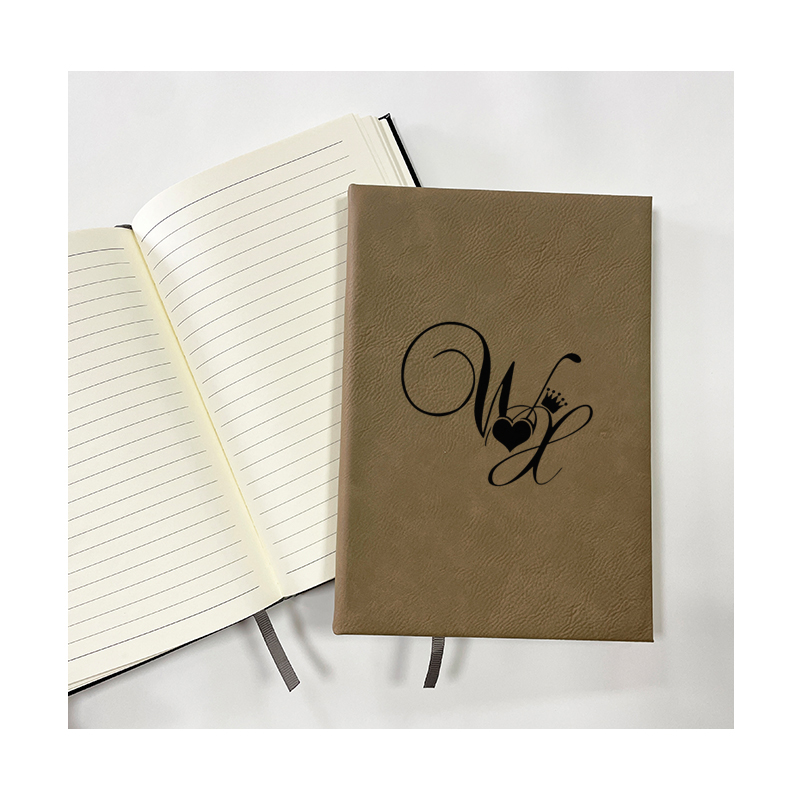 5 1/4' x 8 1/4' Jurnal Kulit Buatan