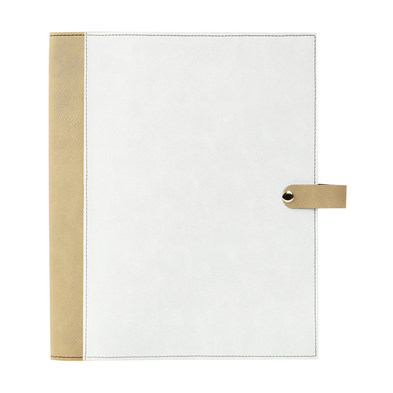 Sampul Buku Kulit Buatan Sublimasi dengan Penutupan Snap