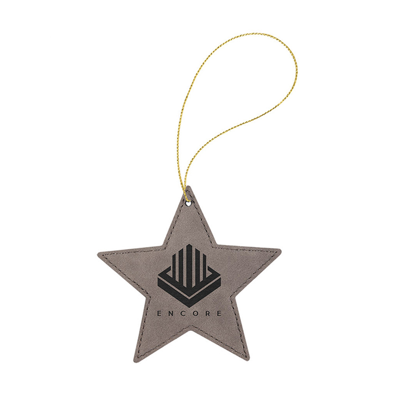 Ornamen Bintang Kulit Buatan yang Dapat Dilaser