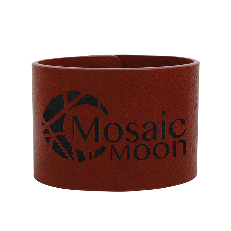Gelang Manset Kulit Buatan yang Dapat Dilaser 9 1/2' x 2'. Gelang Manset Kulit Buatan yang Dapat Dilaser 9 1/2' x 2'.