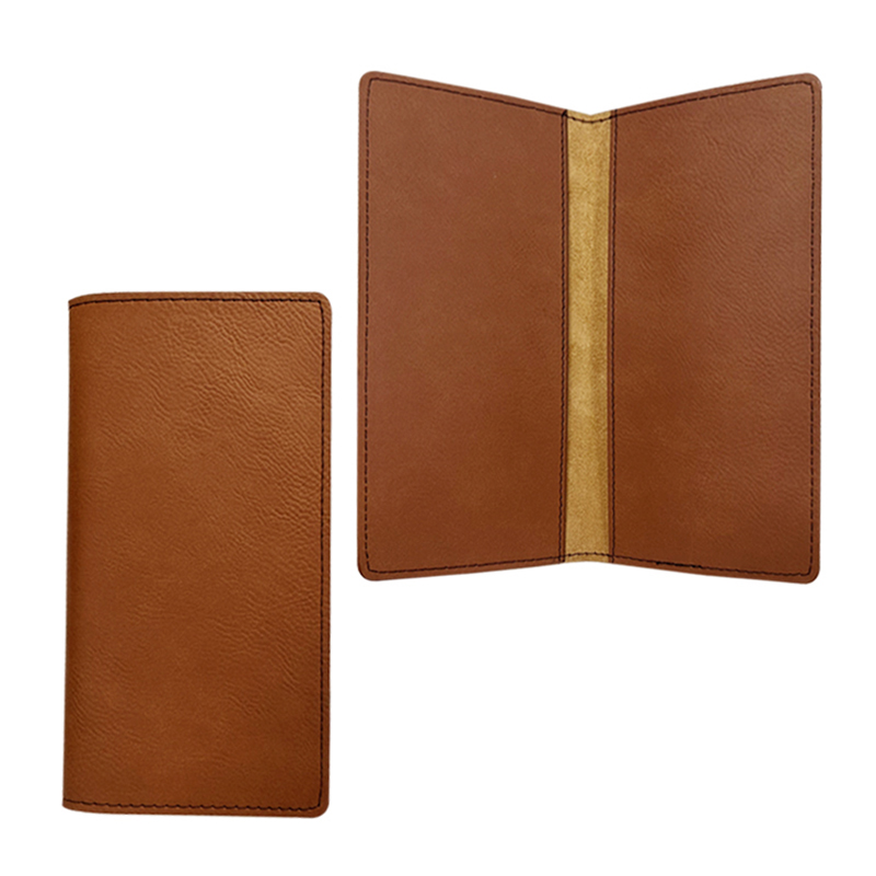Sampul Buku Cek Kulit Buatan yang Dapat Dilaser