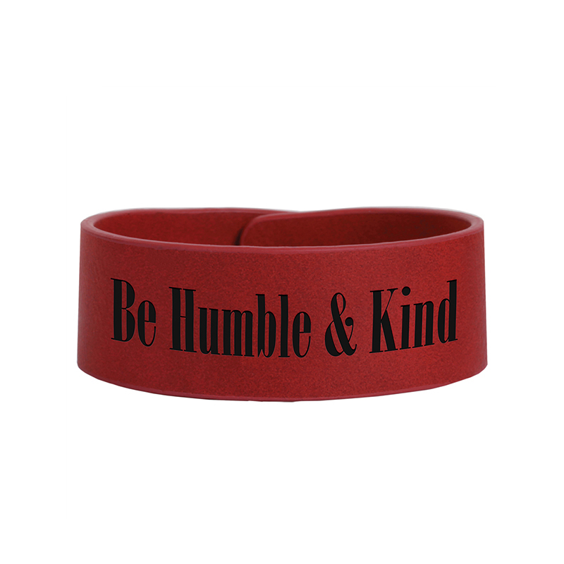 8 1/2' x 3/4' Gelang Manset Kulit Buatan Laser