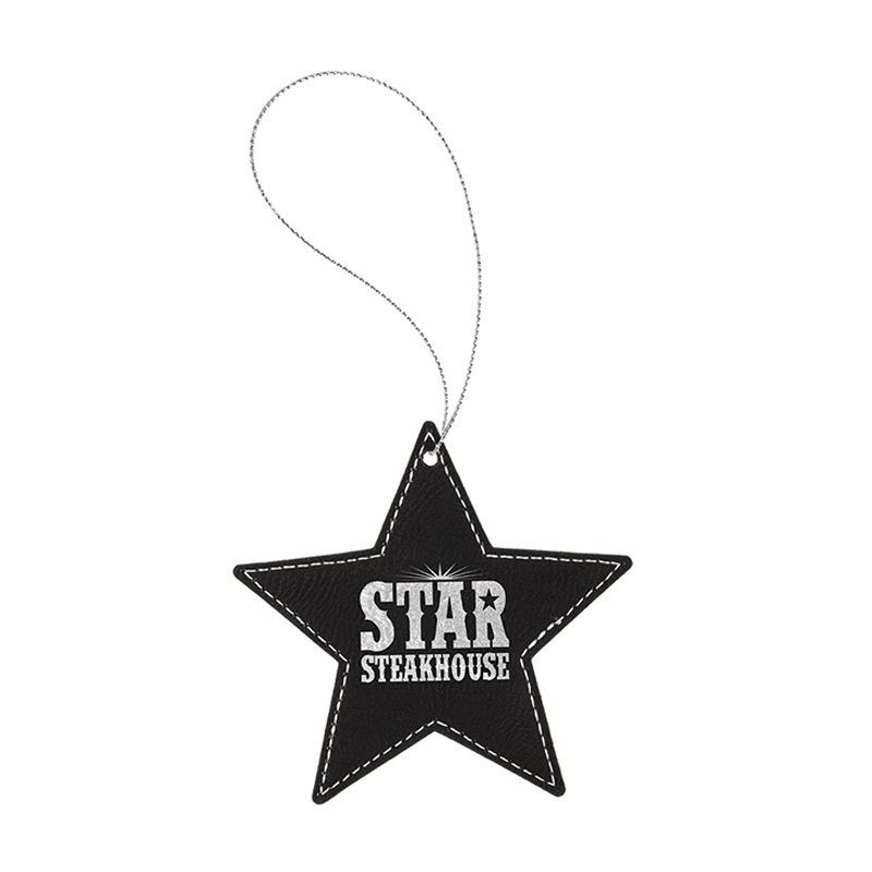 Ornamen Bintang Kulit Buatan yang Dapat Dilaser