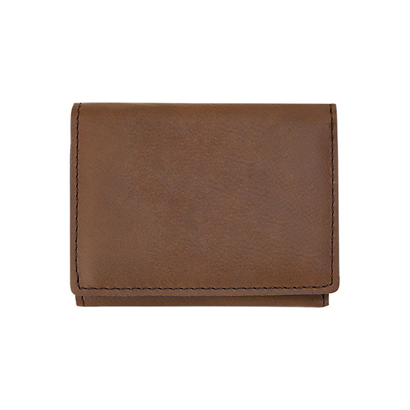 Dompet Lipat Tiga Kulit Buatan Laser