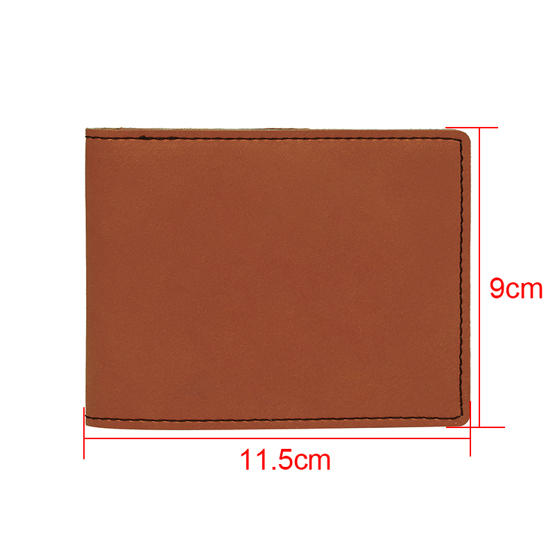 Dompet Bifold Kulit Buatan Laser