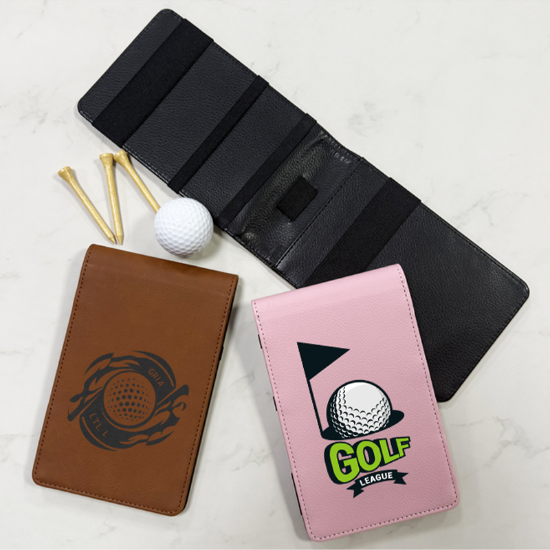 Pemegang Kartu Skor Golf Kulit Sublimasi