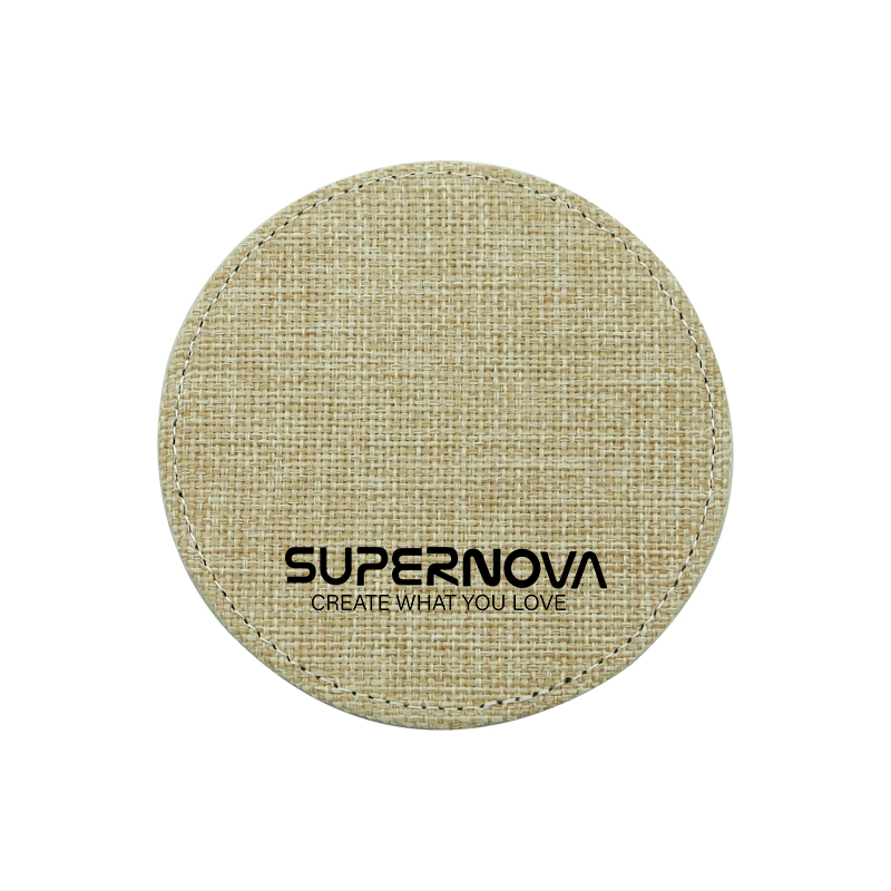 Sublimasi Jute Coaster-Round
