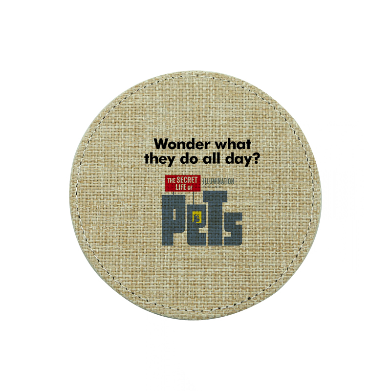 Sublimasi Jute Coaster-Round