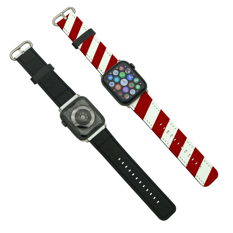 Tali Apple iWatch Kulit PU Sublimasi untuk Seri 4/5-40mm Tali Apple iWatch Kulit PU Sublimasi untuk Seri 4/5-40mm