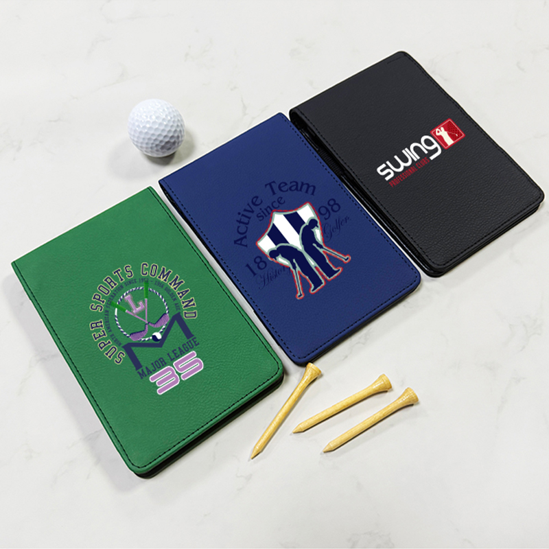 Pemegang Kartu Skor Golf Kulit Sublimasi