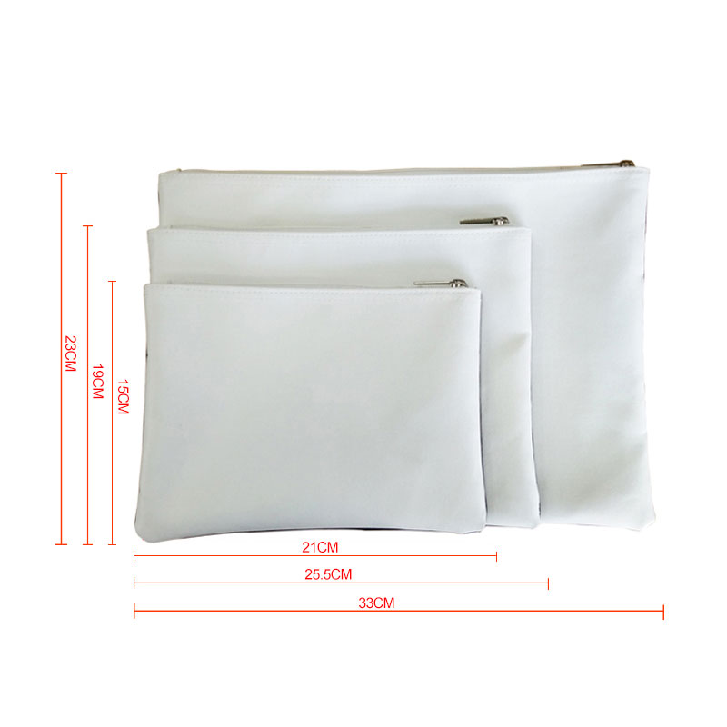 Tas Kosmetik/Tas Pensil Kain Sublimasi - Ukuran S